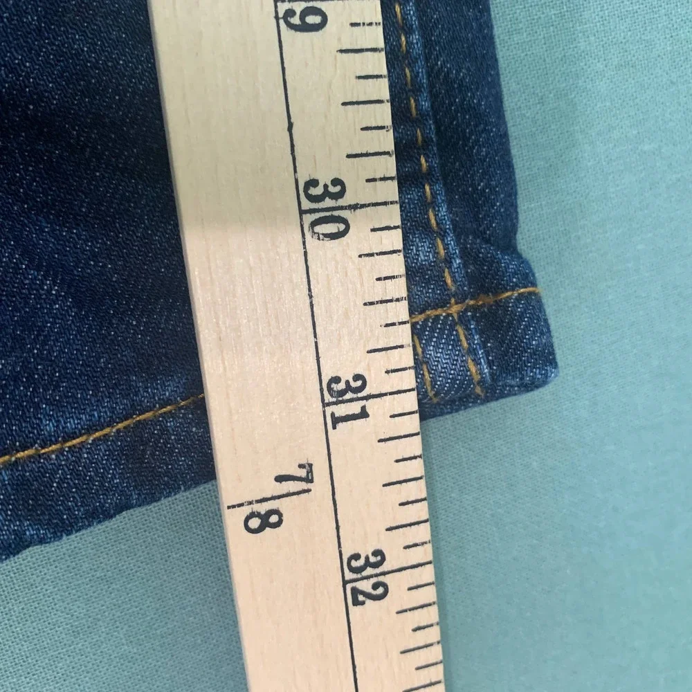 Jones New York‎ Mens Jeans 30X32 Blue Dark Wash Denim Straight Pockets Skater